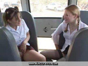 Free school teen sex on bus