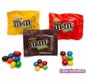 Choco reccomend Fun size bag of m&ms calories