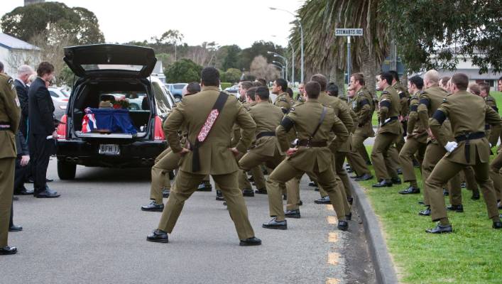 best of Nz for soldiers haka Funeral