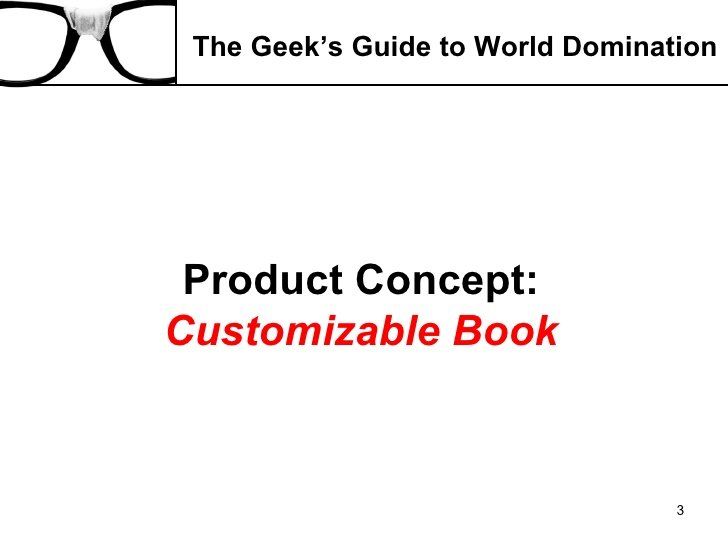 Geek guide to world domination