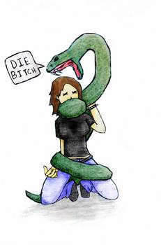 Reed reccomend Girl constricted by snake
