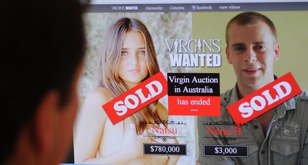 Porky reccomend Girl sells her virginity online for million