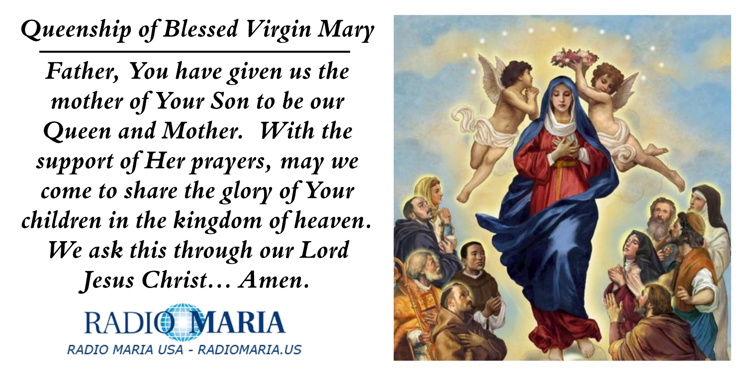 Hail holy mary mother virgin