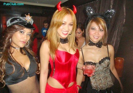 Halloween strip clubs