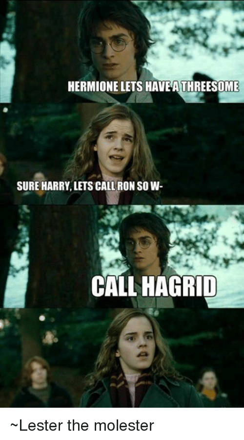 Robber reccomend hagrid Hermione fucking