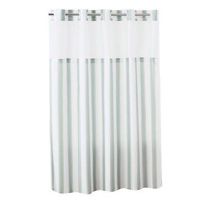 best of Striped curtain Hookless shower