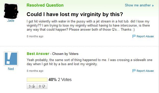 How do you know if you lost your virginity