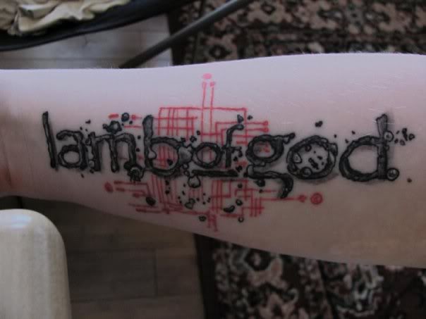 Lamb of god tattoos