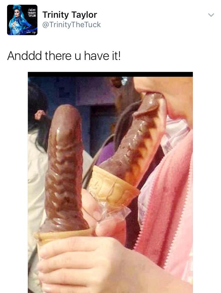 Lick icecream on penis nude