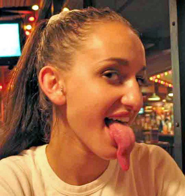Tailgate reccomend Long tongue girls naked