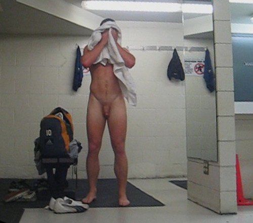 Naked rugby voyeur
