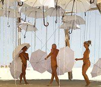 Scuttlebutt reccomend Nude man with umbrella