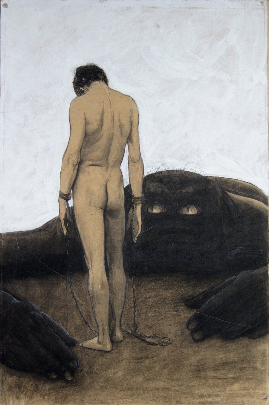 Nudist paintings of the early 1900s