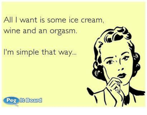 Orgasm ice cream