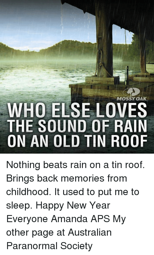 Crusher reccomend Rain on tin roof sound