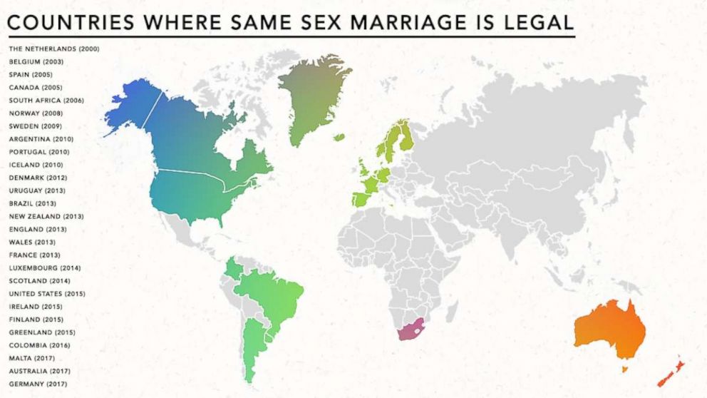 Butterfly reccomend States that allow same sex marriages