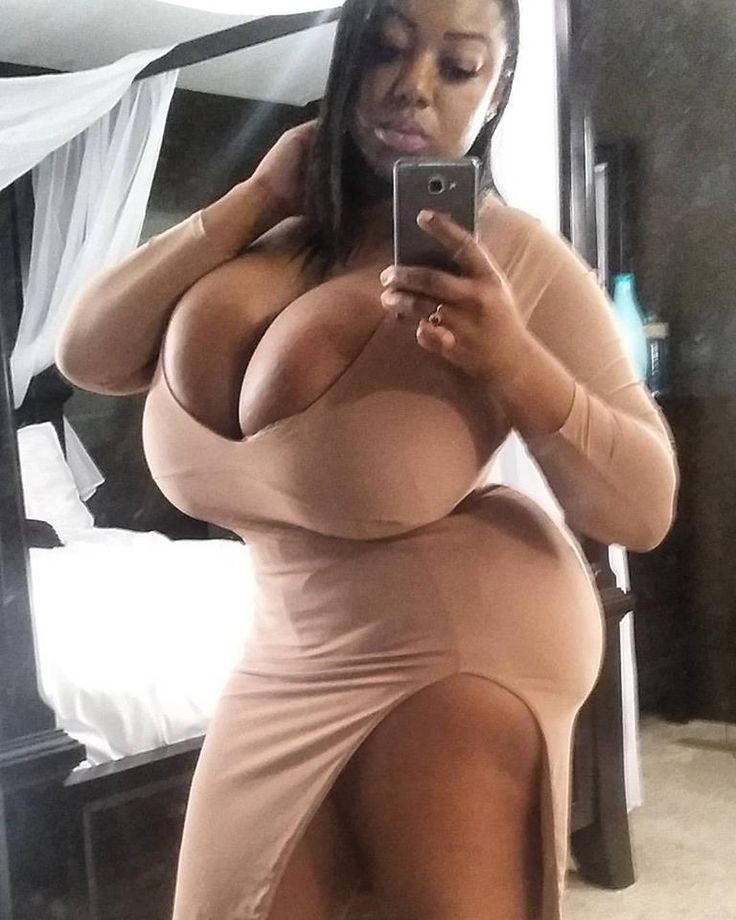 Thick busty huge boob ebony
