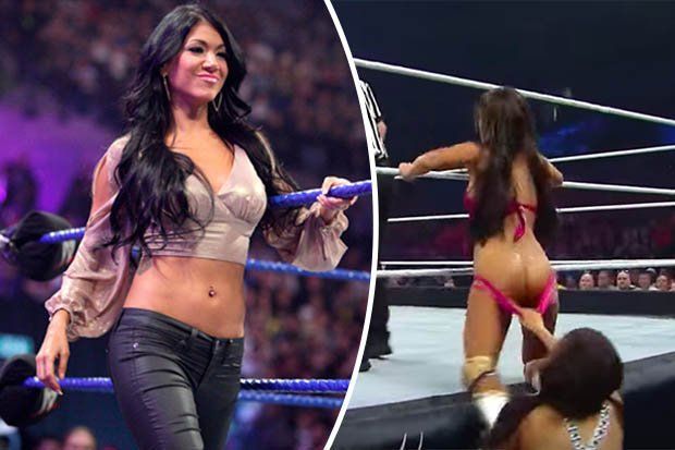 best of Nude television tits live Wwe